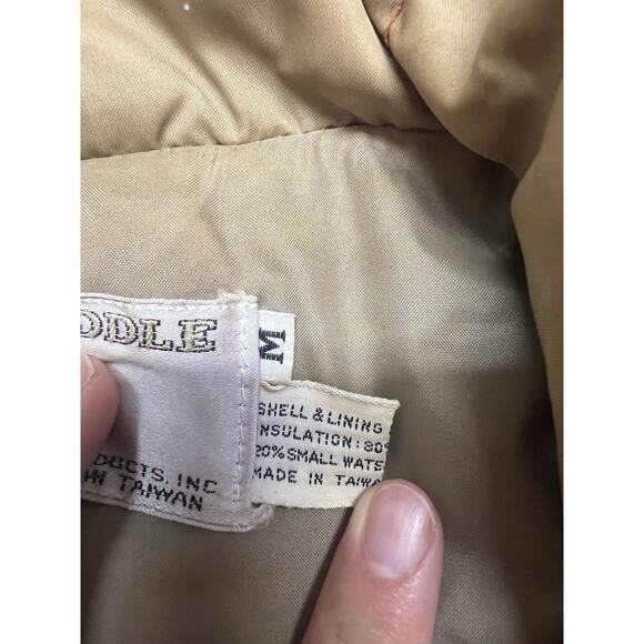 Vintage Ski Daddle Mens Puffer Vest Duck Down Size M Zip Front Alpine Gorpcore - Picture 8 of 14